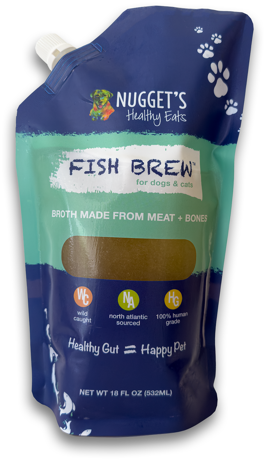 Nugget's Frozen Healthy Eats Fish Brew 18oz