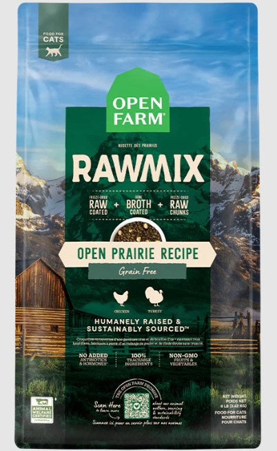 Open Farm Open Prairie Grain-Free RawMix Dry Cat Food