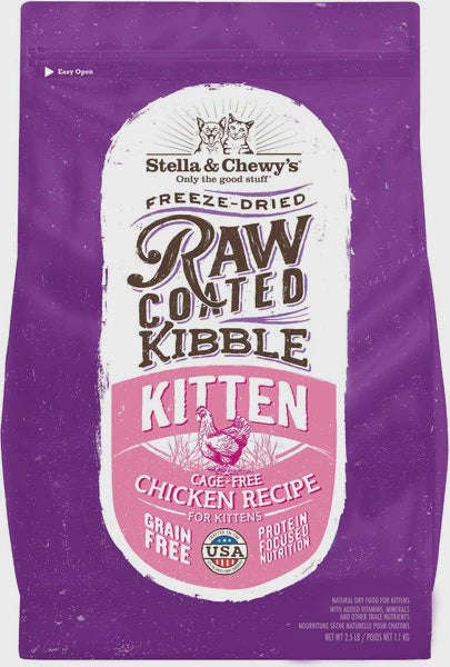Stella & Chewy's Cat Raw Coated Kitten Cage- Free Chicken
