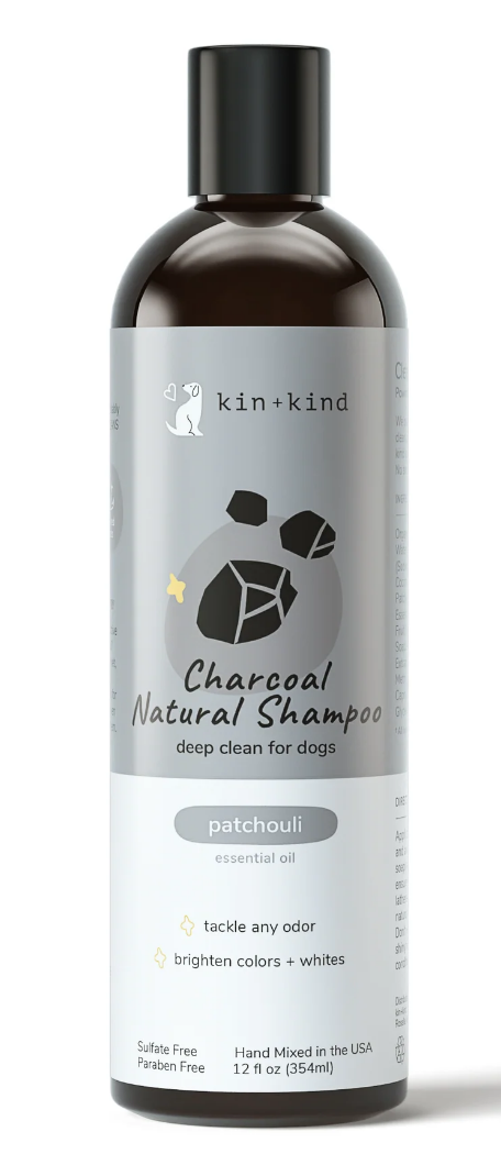 Kin + Kind Charcoal Deep Clean Shampoo for Dogs (Patchouli)