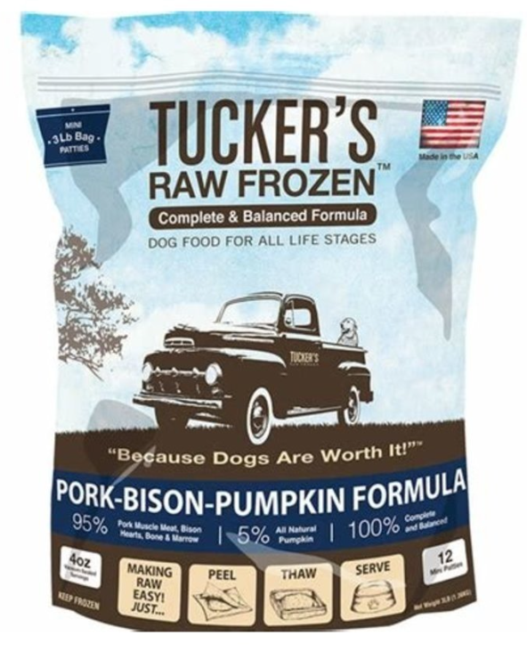 Tucker's Freeze Dried Pork-Bison-Pumpkin