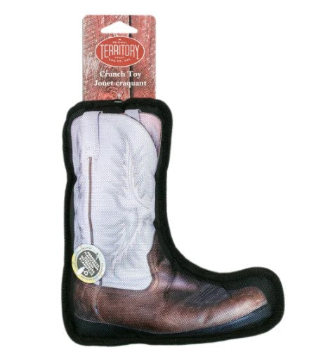 Territory Cowboy Boot Crunch Toy