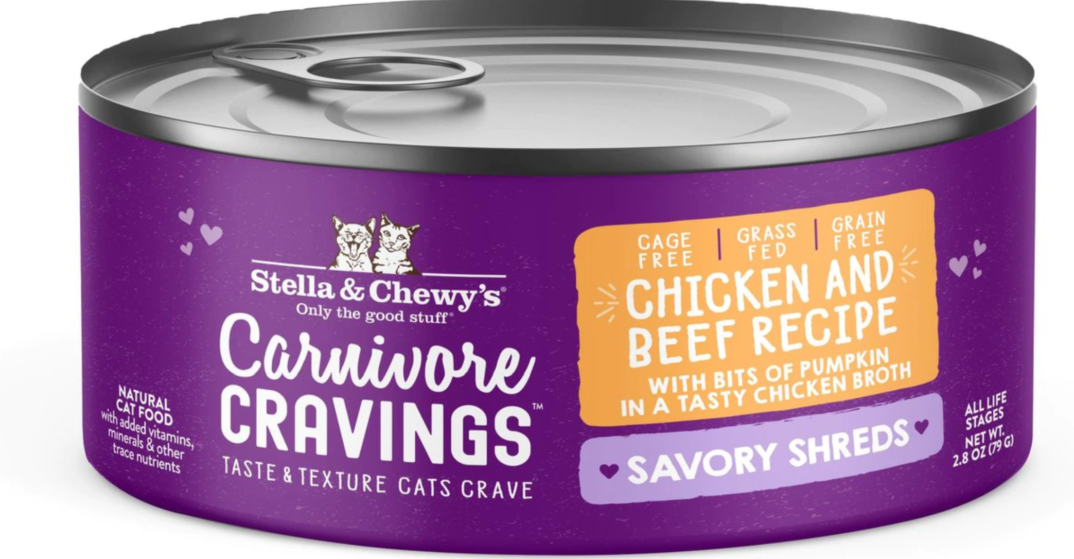 Stella & Chewy's Carnivore Cravings Savory Shreds Chicken & Beef Recipe - 5.2oz Can