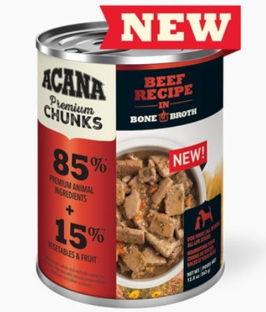 Acana Premium Chunks Beef Recipe