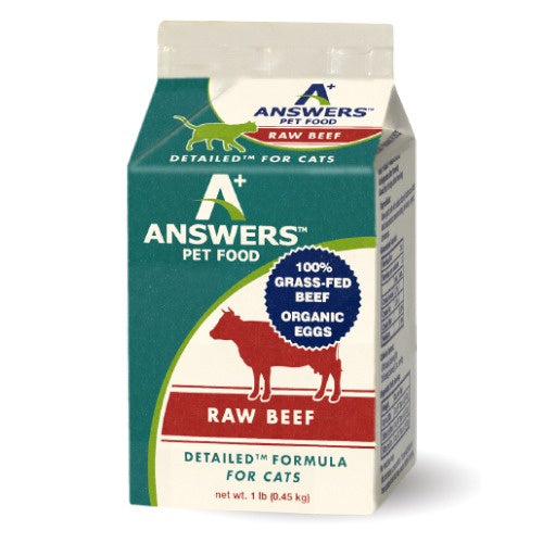 Answers Detailed Beef for Cats