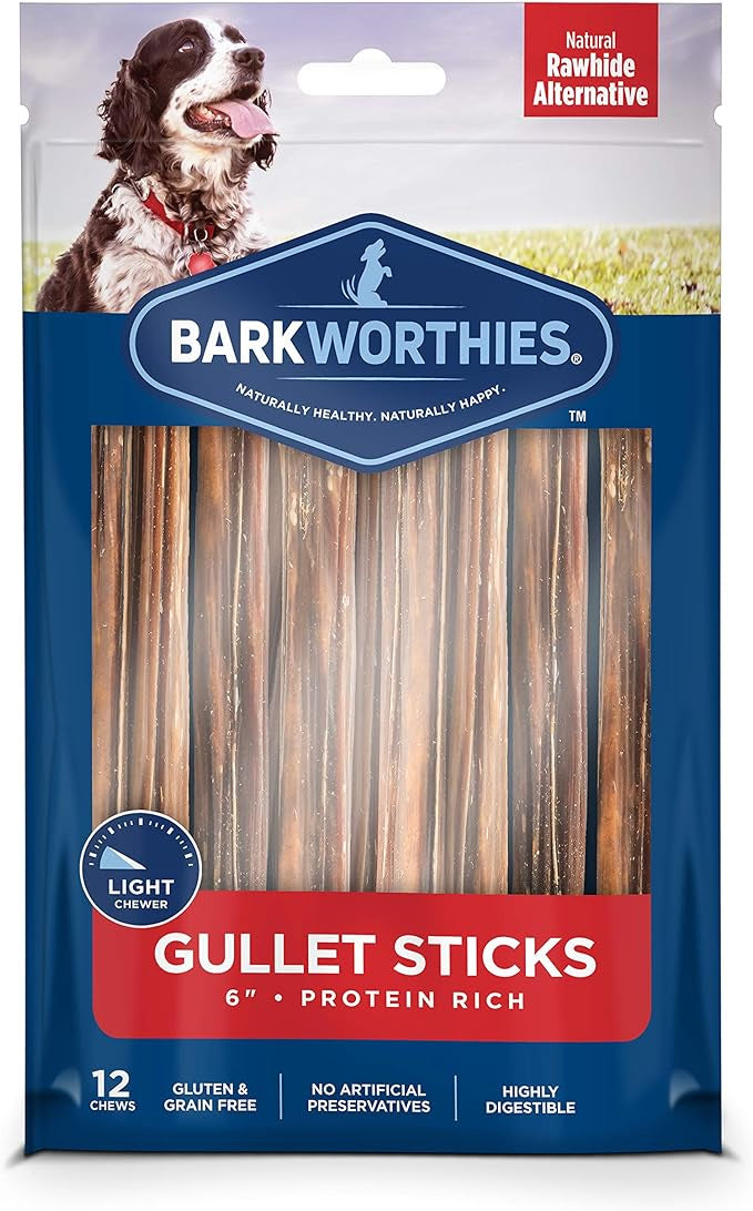 Barkworthies Gullet Sticks 6" 12pk