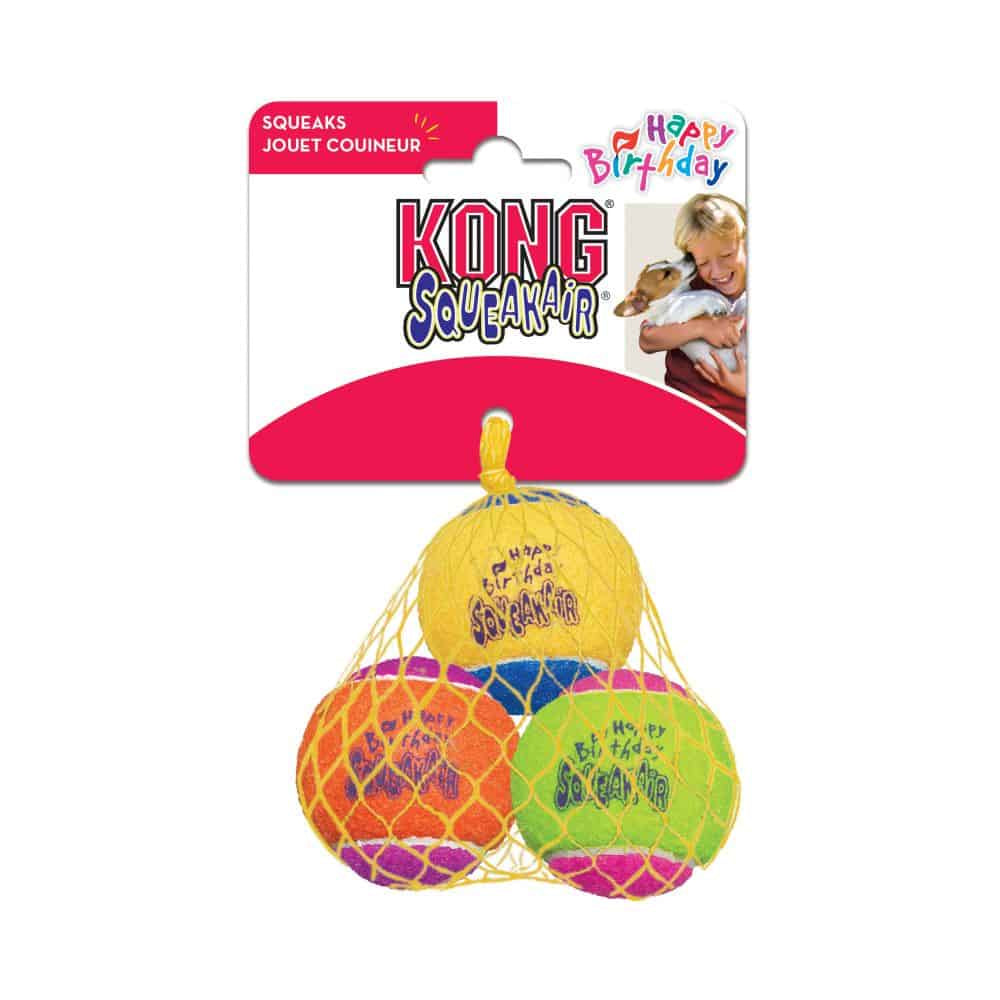 Kong SqueakAir Birthday Balls 3 Pack