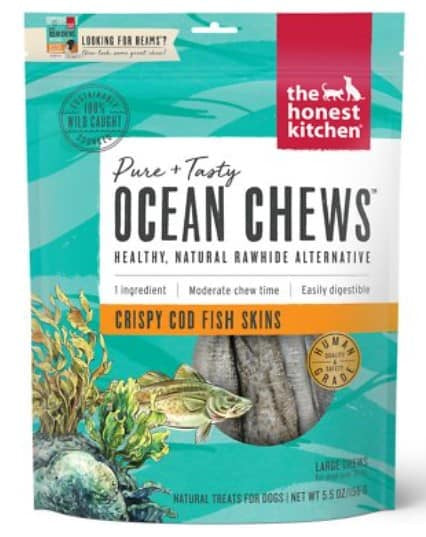 The Honest Kitchen Ocean Chews: Crispy Cod Skins