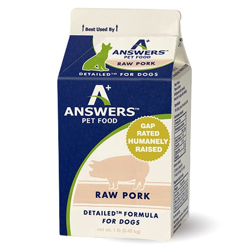 Answers Detailed Pork for Dogs