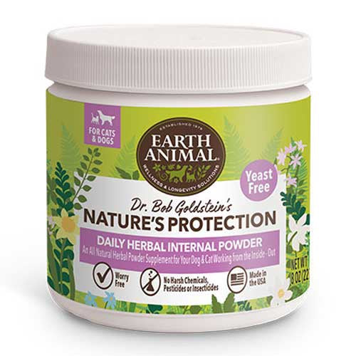 Earth Animal Daily Herbal Internal Flea & Tick Powder - Yeast Free