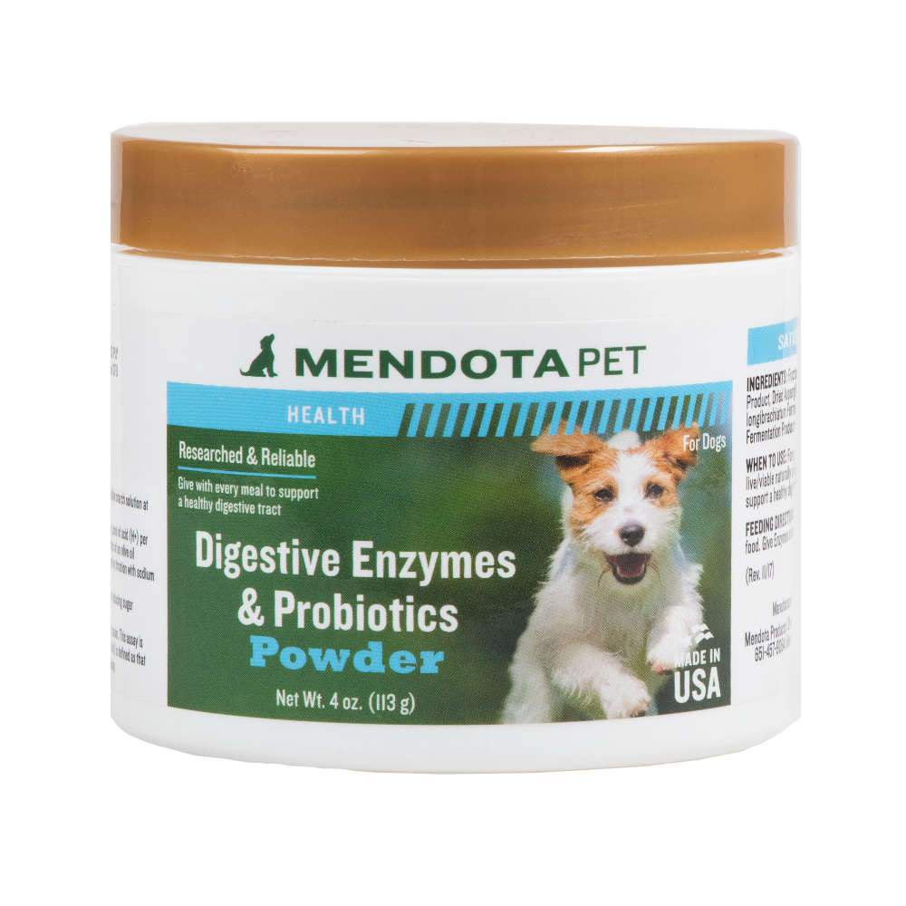 Mendota Pet Digestive Enzymes & Probiotics Powder