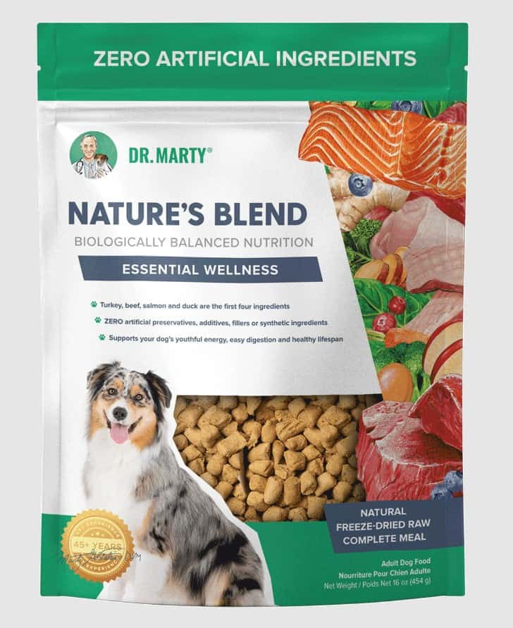 Dr. Marty's Nature’s Blend Essential Wellness Freeze-Dried Dog Food
