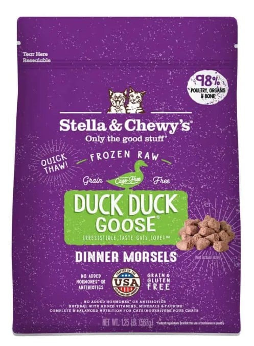 Stella & Chewy's Frozen Dinner Morsels Duck for Cats