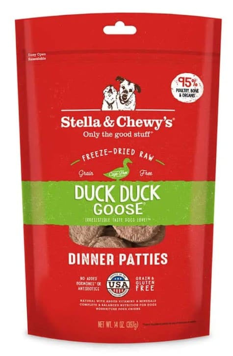 Stella & Chewy's Freeze Dried Dinner Patties Duck Duck Goose