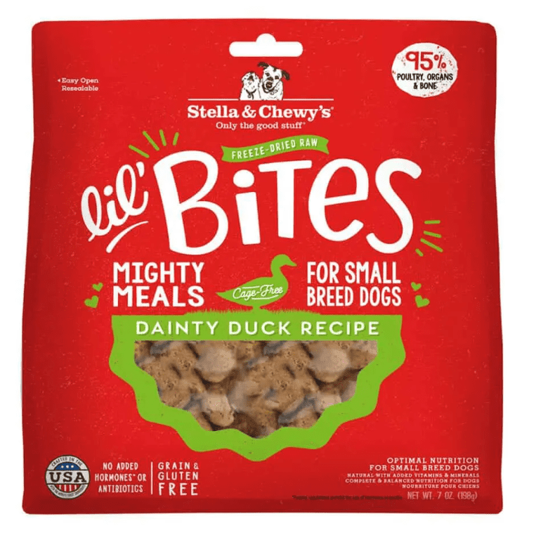 Stella & Chewy's Freeze Dried Little Bites Dainty Duck