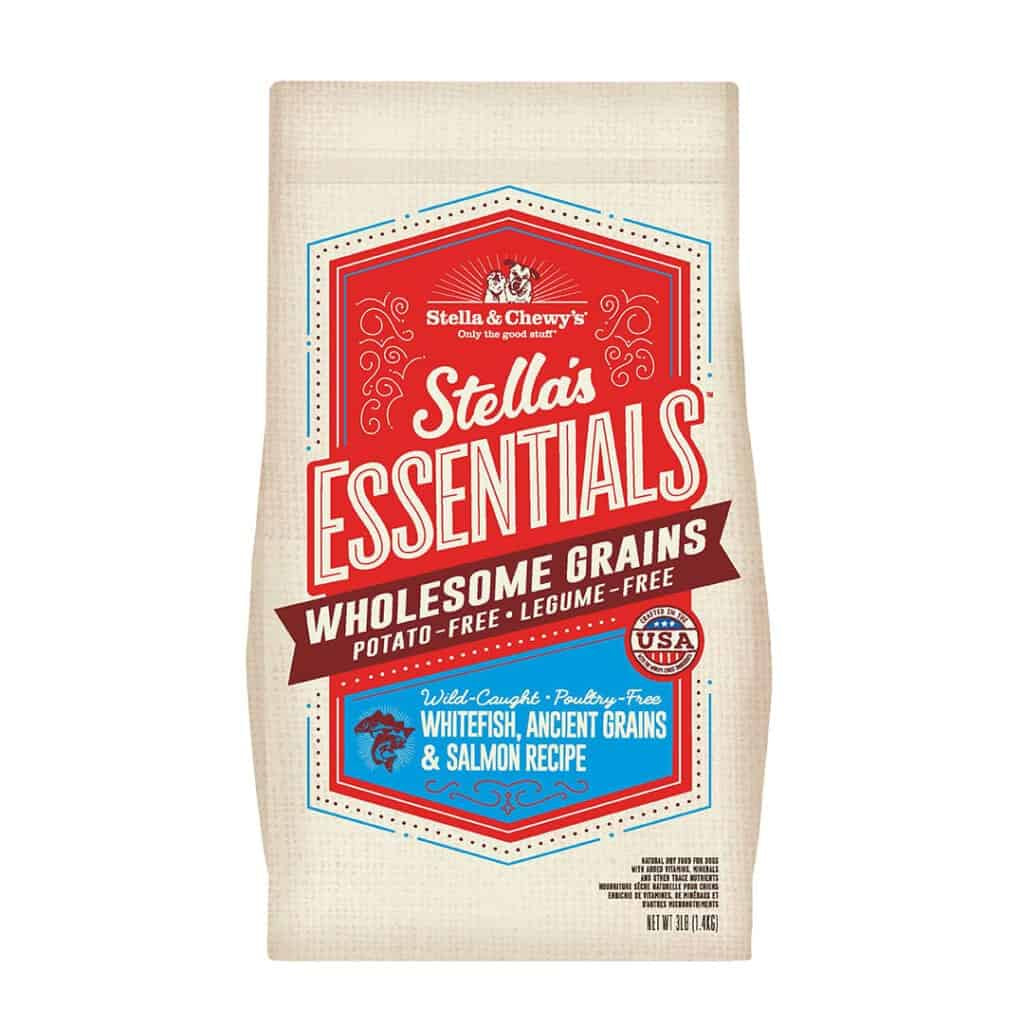 Stella & Chewy's Essentials Wild Caught Whitefish, Ancient Grains & Salmon