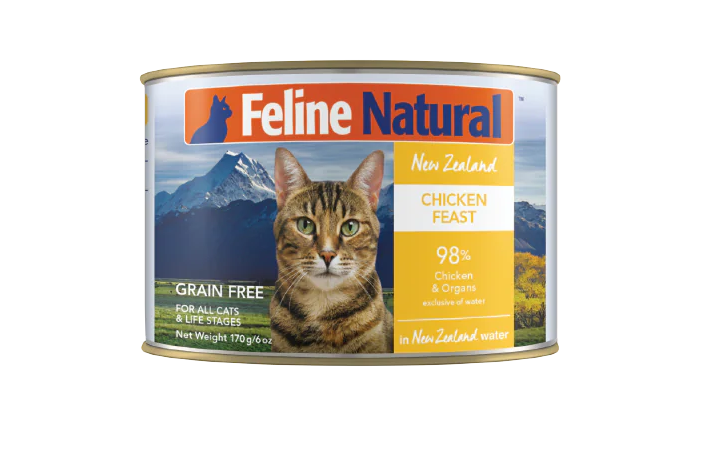 Feline Natural Chicken Canned Cat Food (6oz Cans)