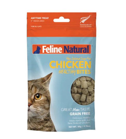 Feline Natural Chicken Healthy Bites Cat Treats