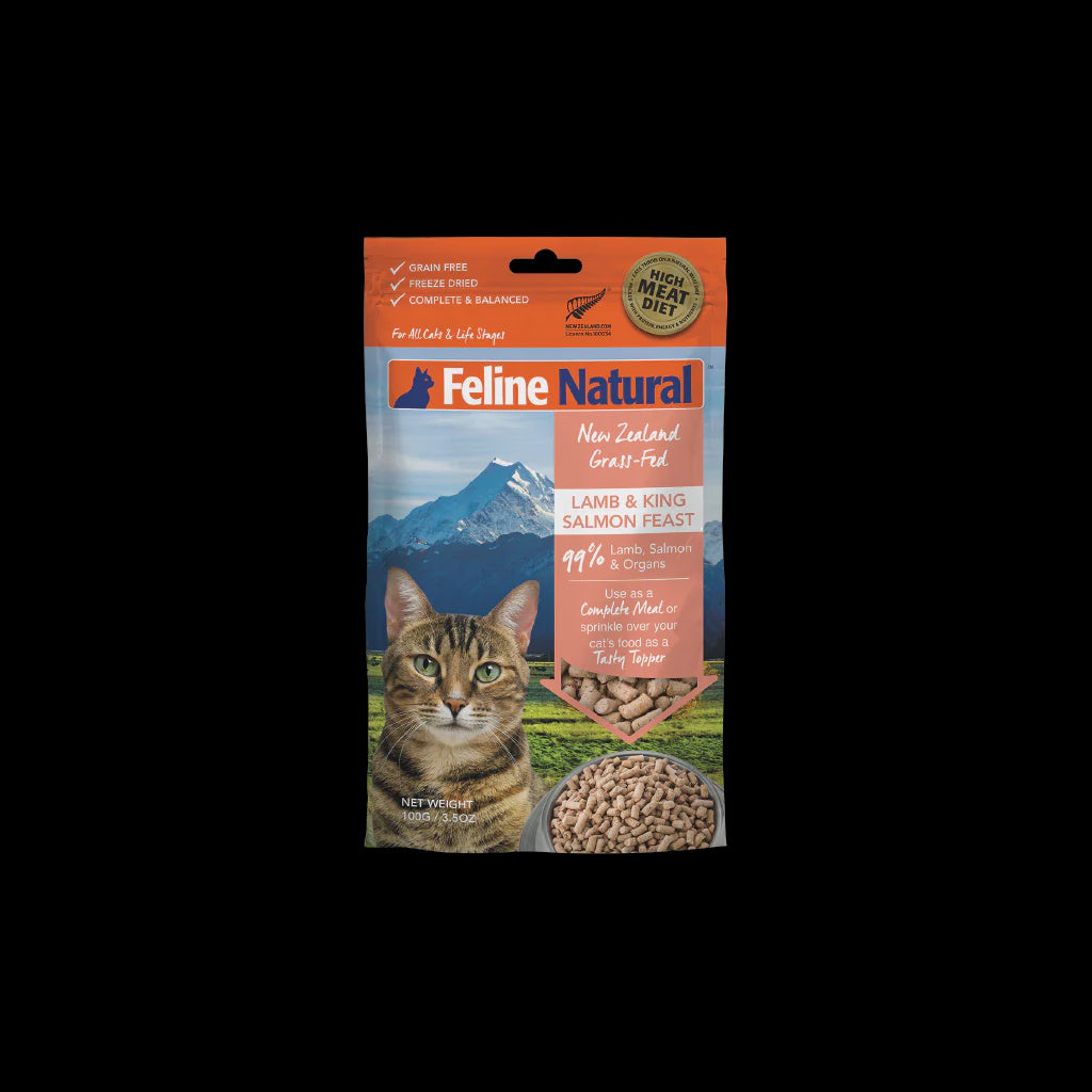 Feline Natural Lamb & King Salmon Feast