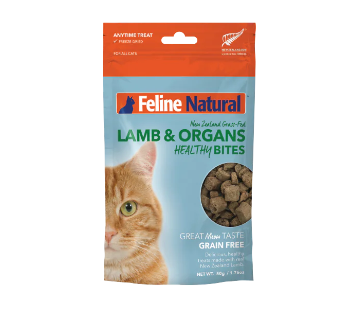 Feline Natural Lamb Healthy Bites Cat Treats