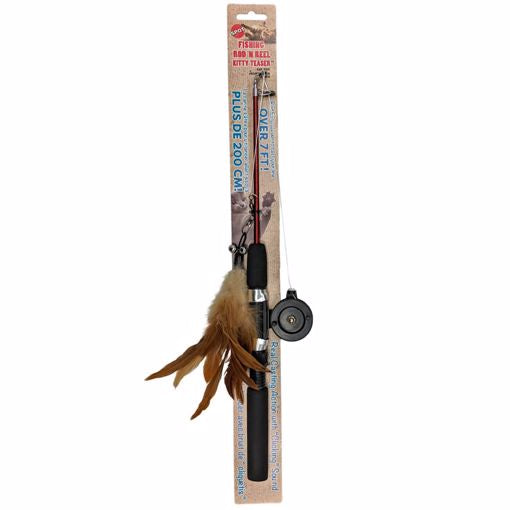 Ethical Pets Fishing Rod & Reel Teaser Cat Toy