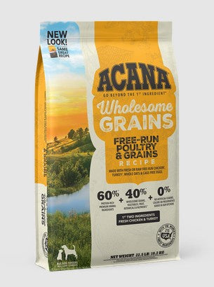Acana Free-Run Poultry Recipe + Wholesome Grains Dry Dog Food