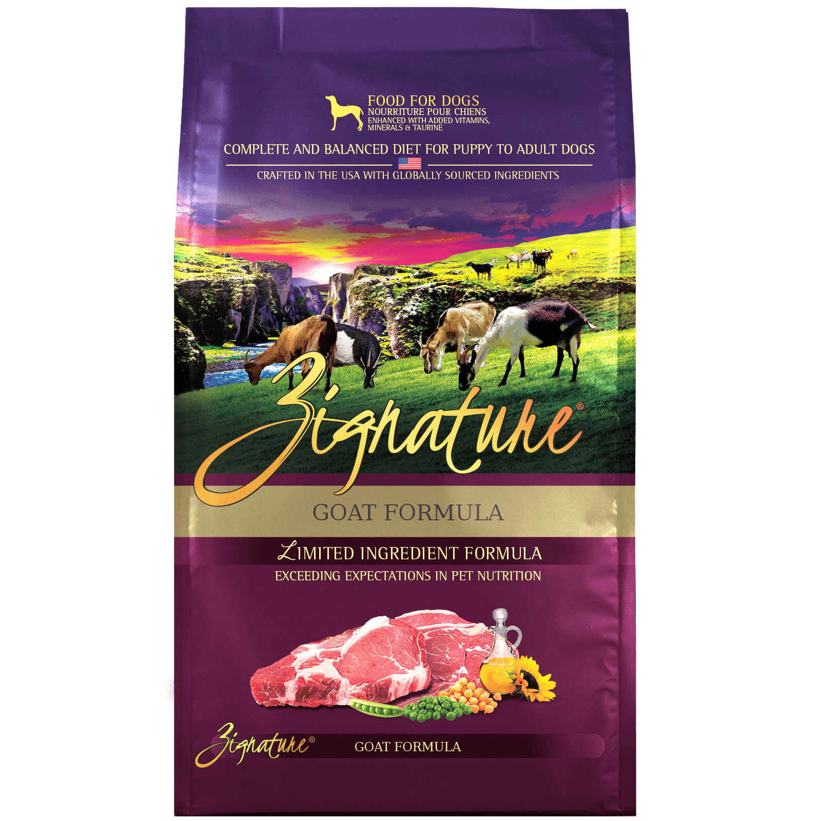 Zignature Grain Free Goat Kibble