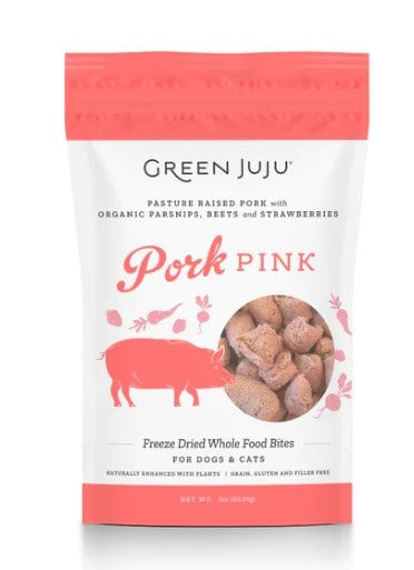 Green Juju Freeze-Dried Pork Pink Bites