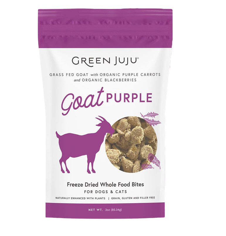 Green Juju Freeze-Dried Goat Purple Bites