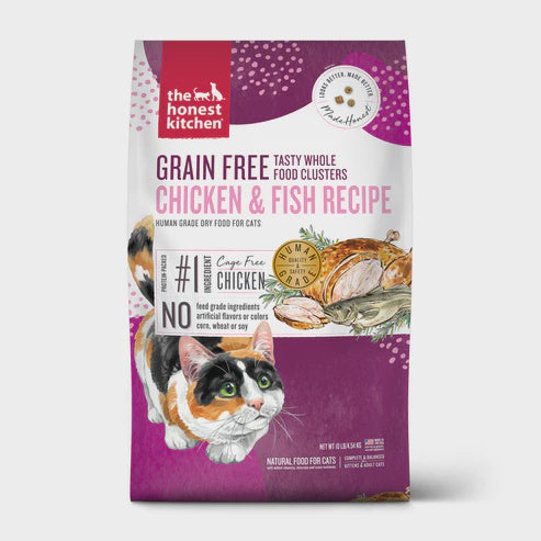 The Honest Kitchen Grain Free Chicken & Fish Cat Clusters