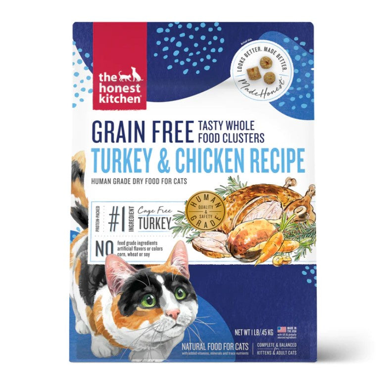 The Honest Kitchen Grain Free Turkey & Chicken Cat Clusters