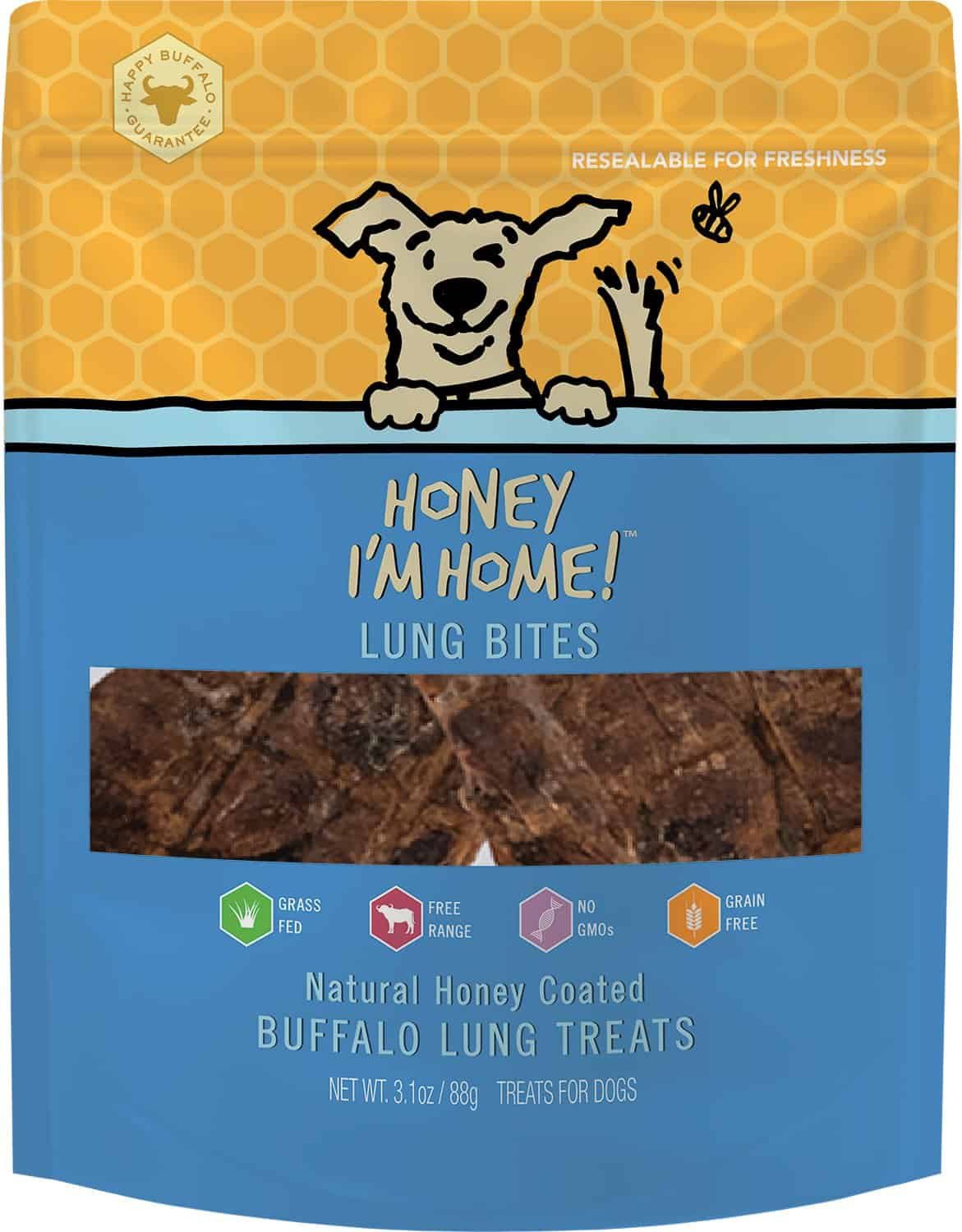 Honey I'm Home Buffalo Lung Bites