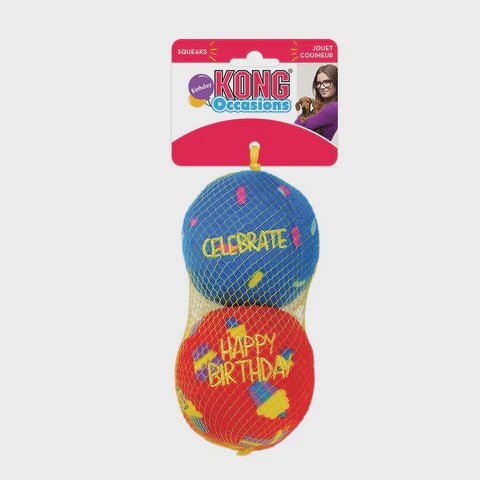 Kong Occasions Birthday Balls 2 pk