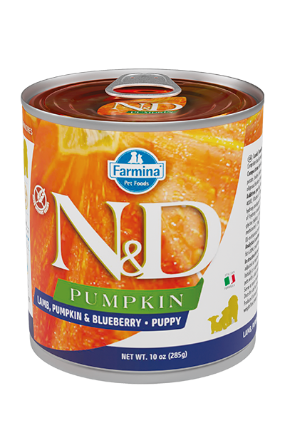 Farmina Pumpkin, Lamb & Blueberry Puppy Recipe - 10 oz/ 6 Can Case