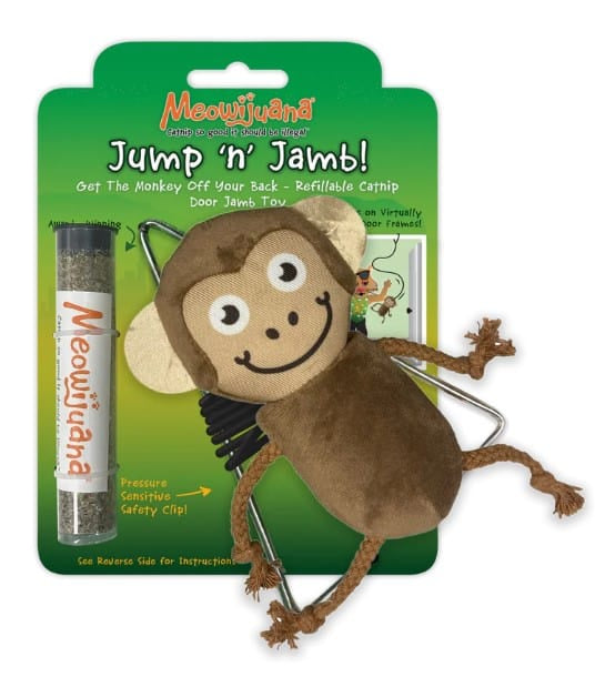 Meowijuana Door Jump N' Jamb Swinging Door Toy - Funky Monkey