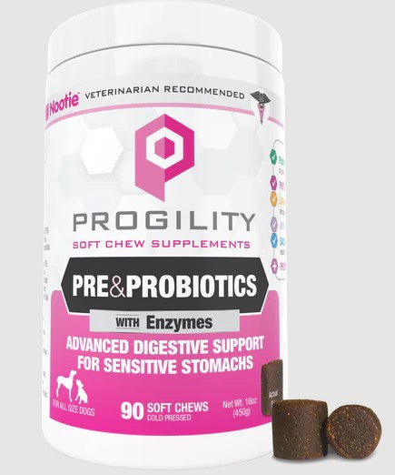 Nootie Progility Pre & Probiotics Soft Chew Supplement
