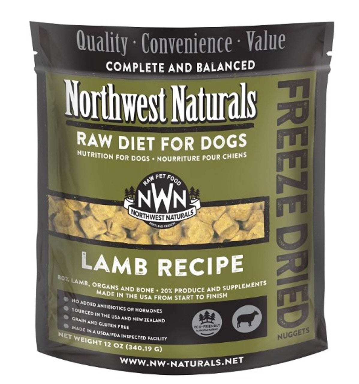 Northwest Naturals Freeze Dried Lamb Nuggets
