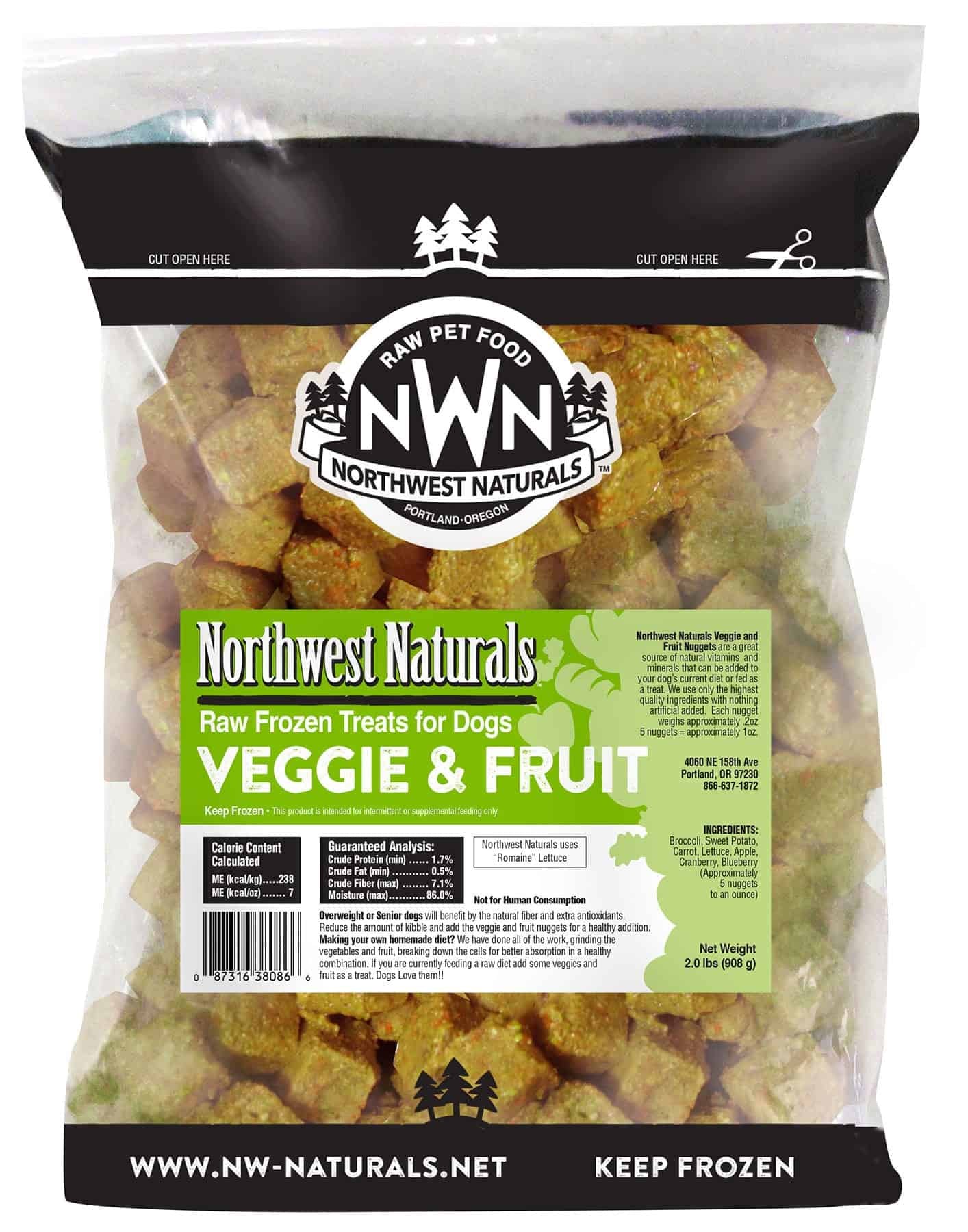 Northwest Naturals Frozen Fruits & Vegetable Nuggets