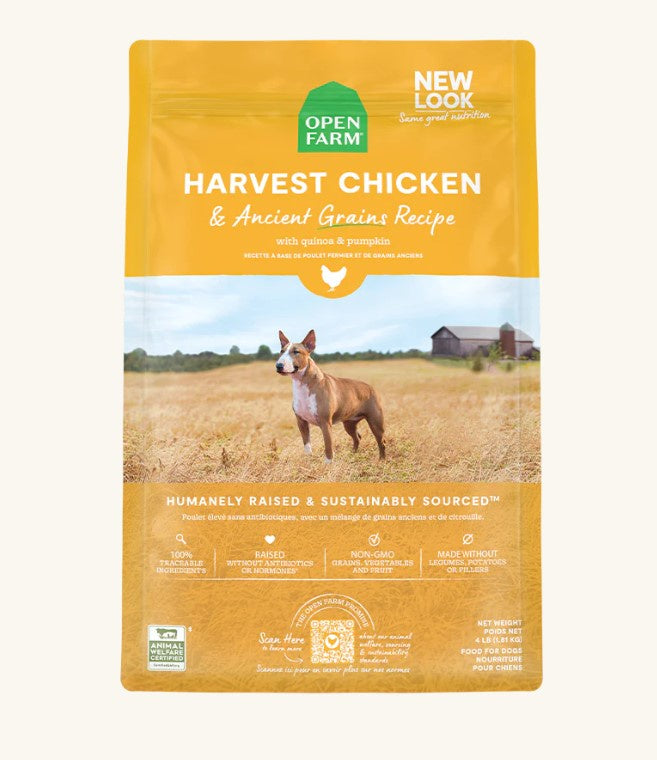 Open Farm Harvest Chicken & Ancient Grains Dry Dog Food