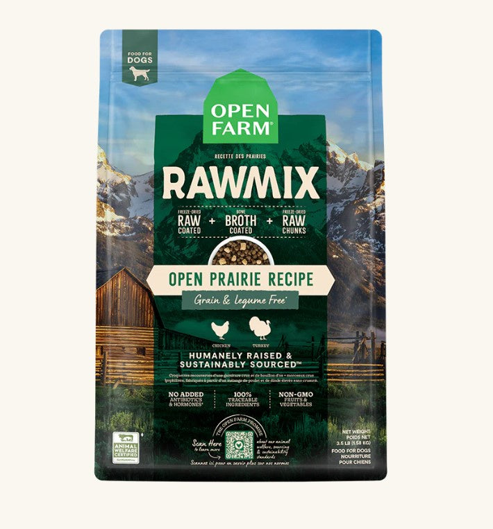 Open Farm Open Prairie Grain-Free RawMix Dry Dog Food