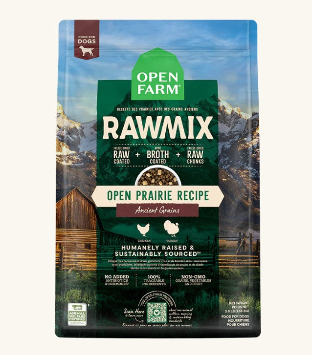 Open Farm Open Prairie Ancient Grains RawMix Dry Dog Food