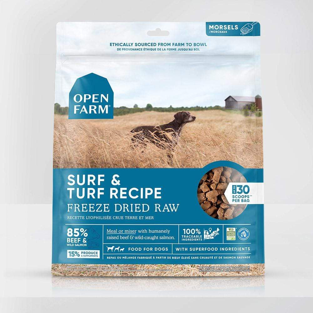 Open Farm Surf-n-Turf Freeze Dried Dog Food