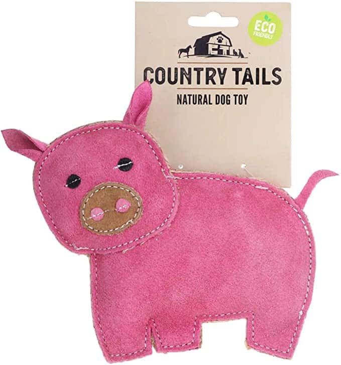 DOOG Country Tails Peggy Pig Natural Toy
