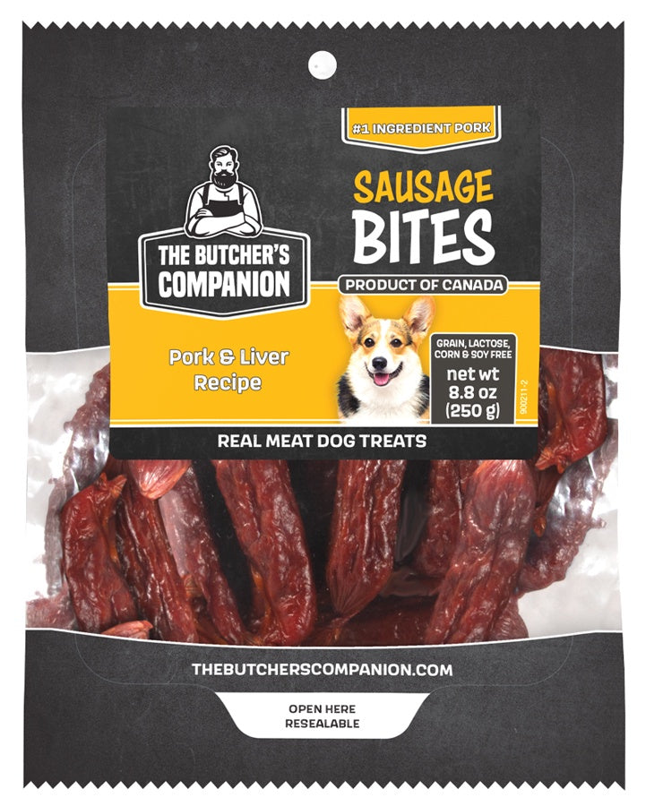 The Butcher's Companion Pork & Liver Sausage Bites