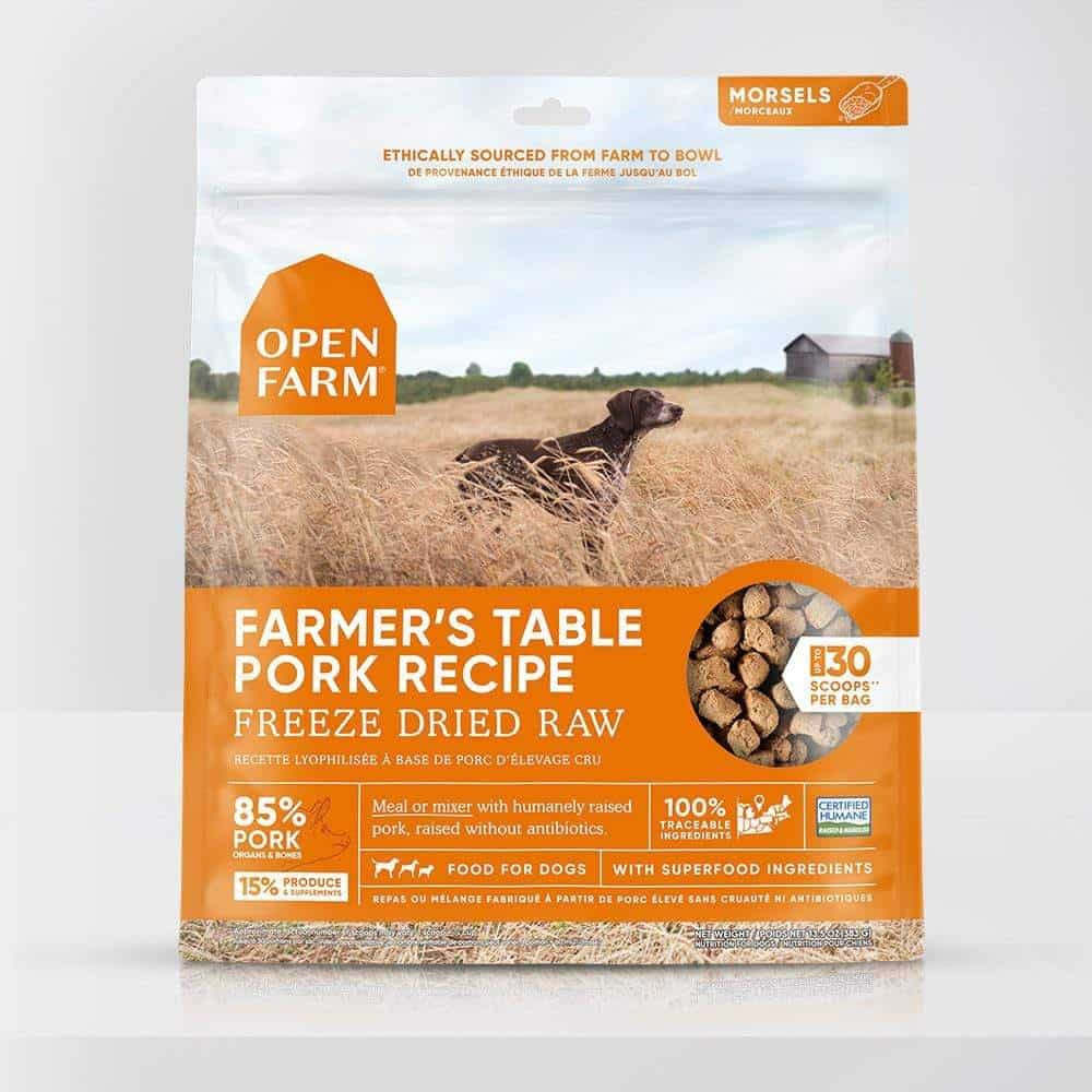 Open Farm Pork Freeze Dried Dog Food