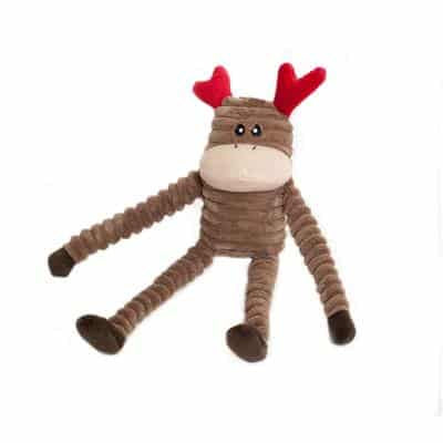 Zippy Paws Holiday Crinkle Reindeer