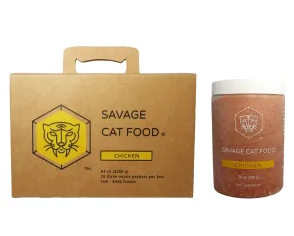 Savage Cat Raw Food – Chicken