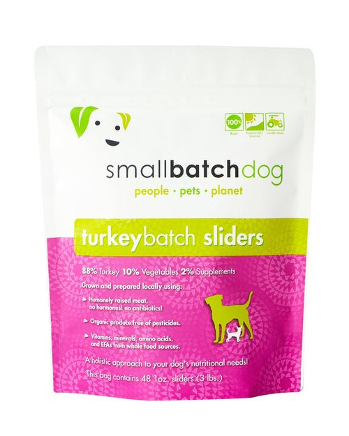 SmallBatch Frozen Turkey Patties for Dogs