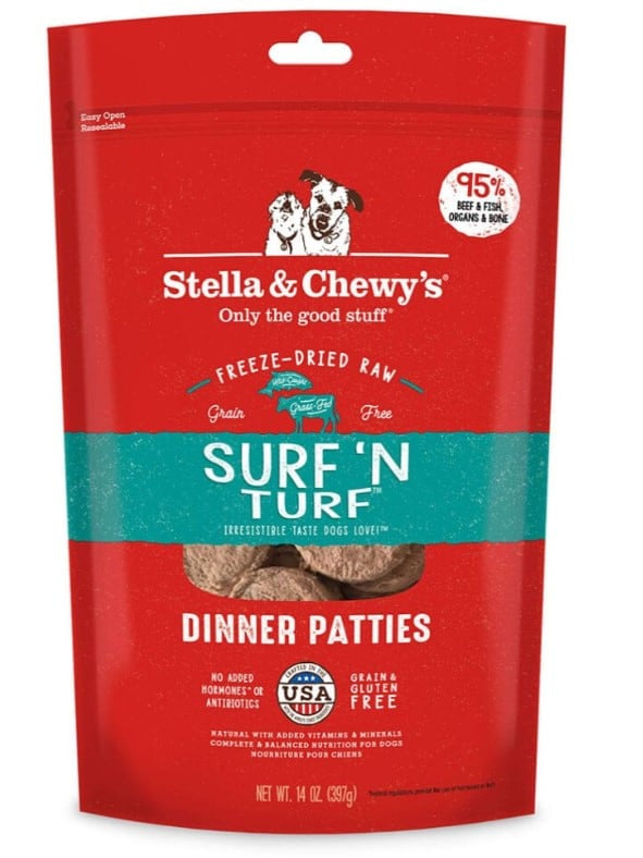 Stella & Chewy's Freeze Dried Dinner Patties Surf-n-Turf