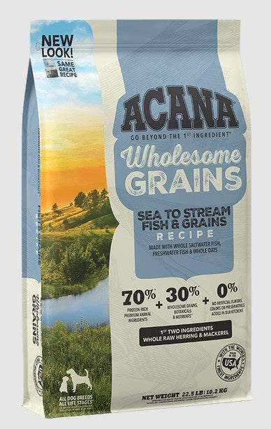 Acana Sea to Stream Recipe + Wholesome Grains Dry Dog Food